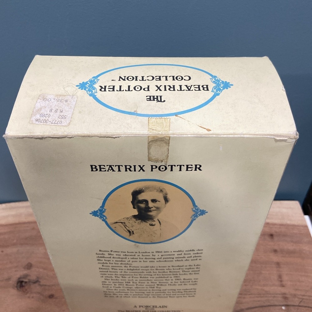 1987 Eden Toys Beatrix Potter Collection "Tom Kitten" Porcelain Head with box - Picture 5 of 8